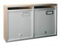 buzon-alcalá-V70-cuerpo-roble-puerta-aluminio-plata-perfiles-plata-tipo-neutro